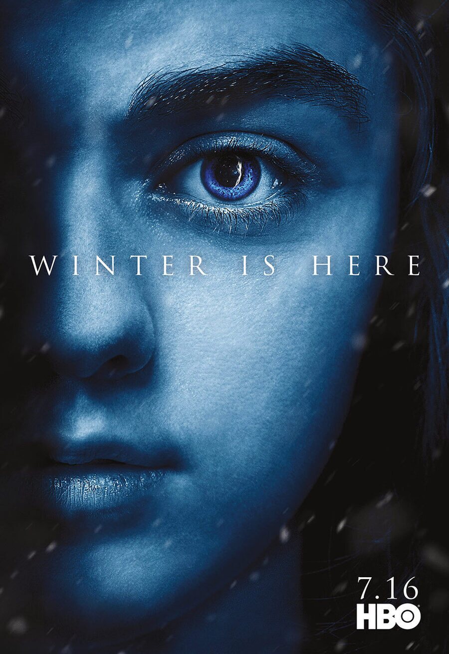 Cartel de Game of Thrones - Temporada 7 Arya