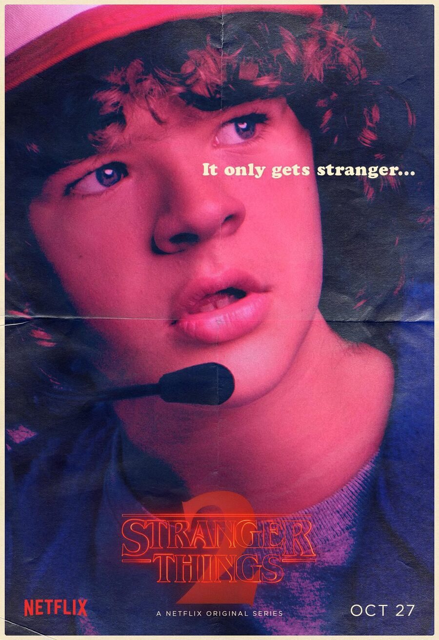 Cartel de Stranger Things - Dustin Henderson - Temporada 2