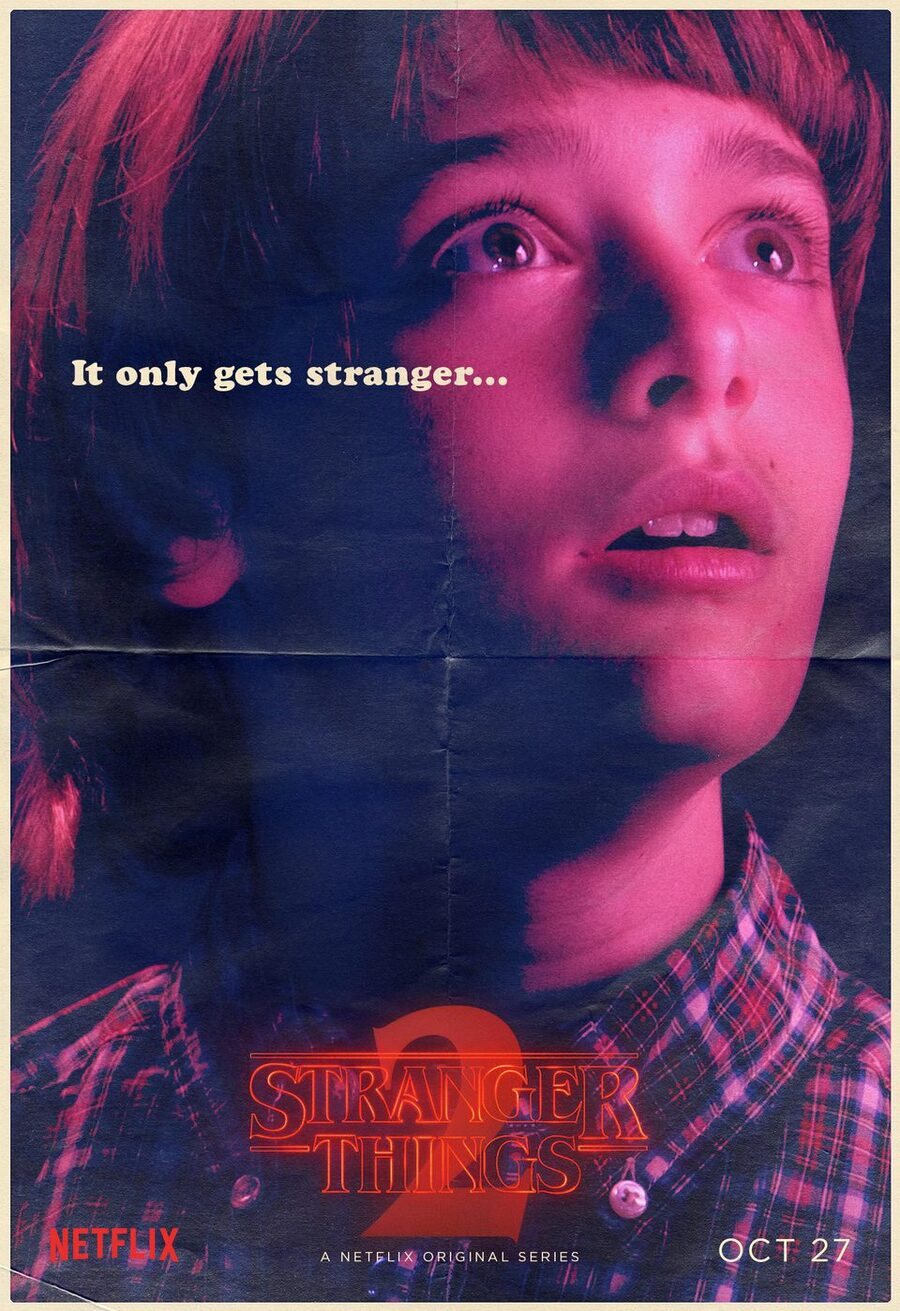 Cartel de Stranger Things - Will Byers - Temporada 2