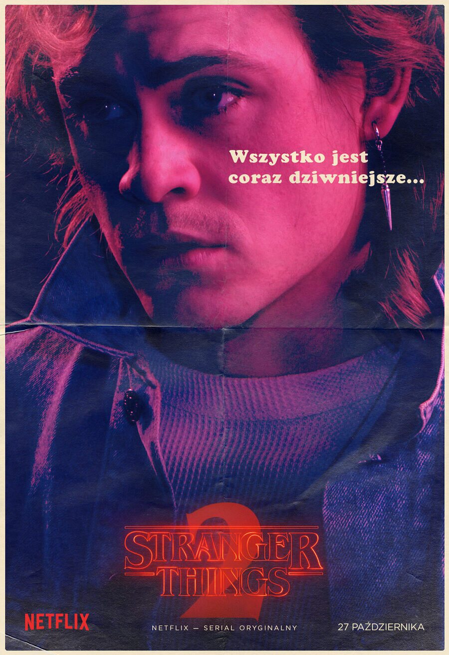 Cartel de Stranger Things - Billy - Temporada 2