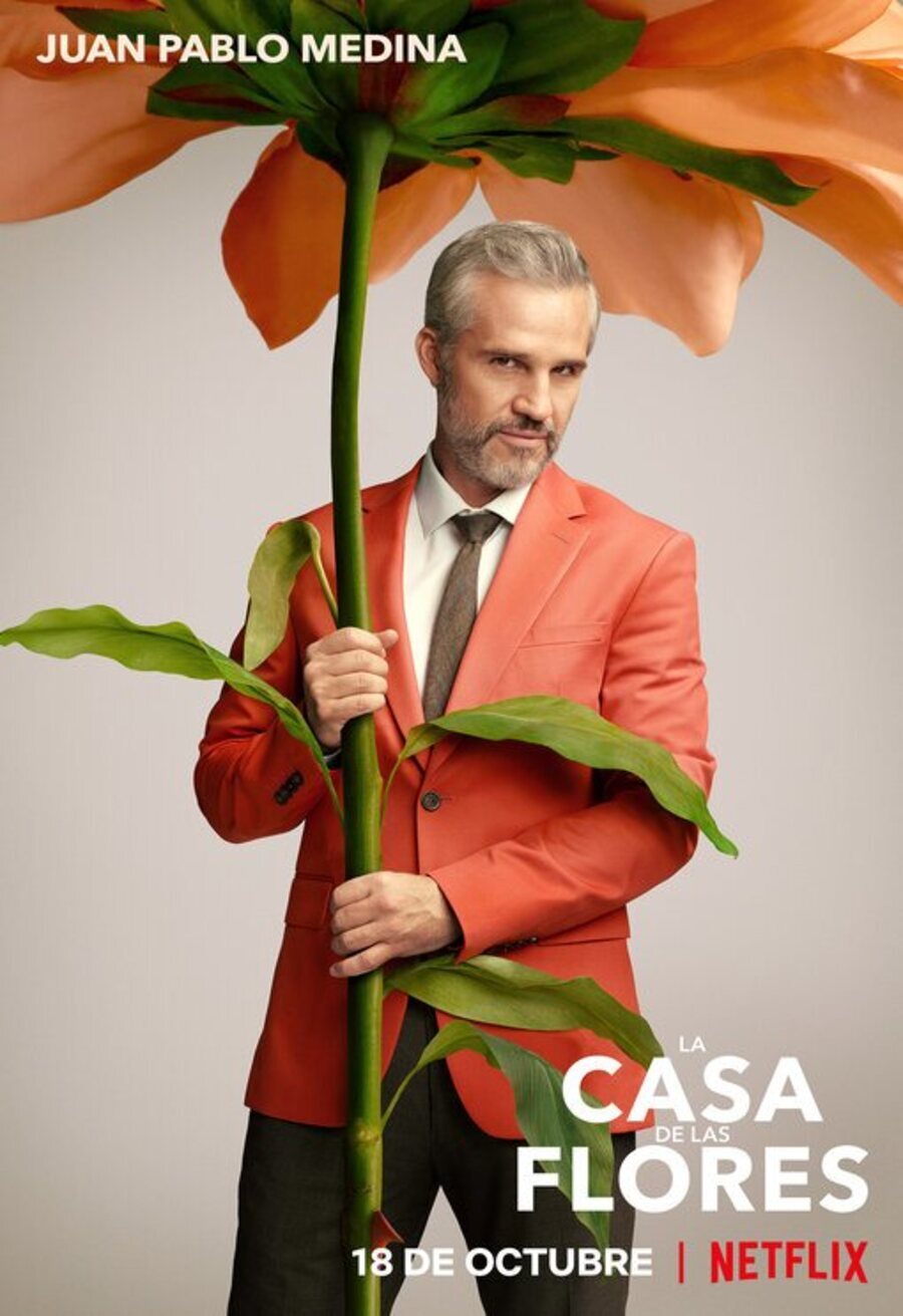 Cartel de La casa de las flores - Temporada 2 Juan Pablo Medina