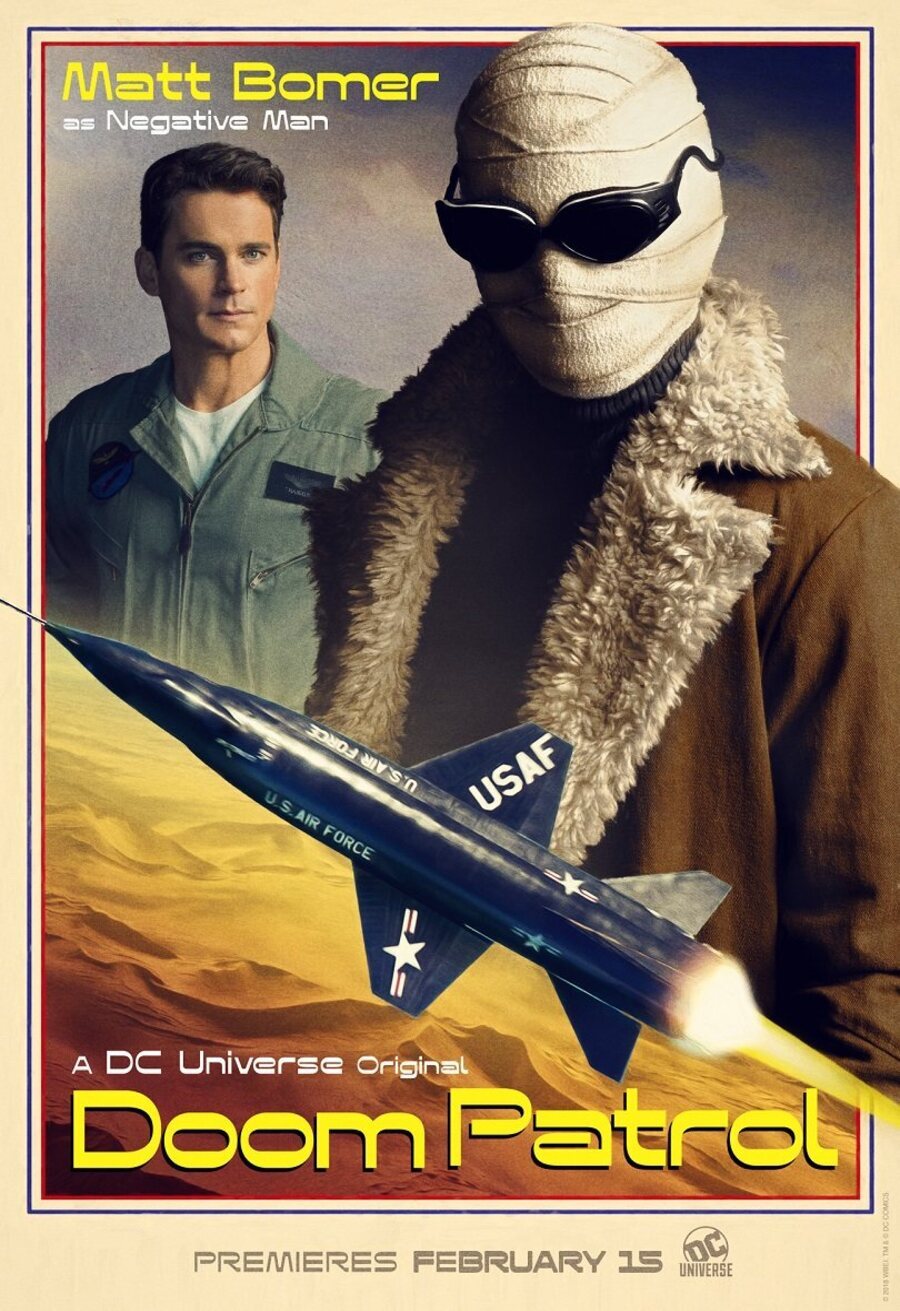 Cartel de Doom Patrol - Temporada 1 - Negative Man