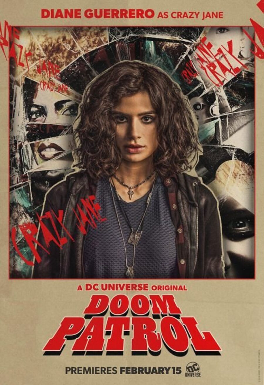 Cartel de Doom Patrol - Temporada 1 - Crazy Jane