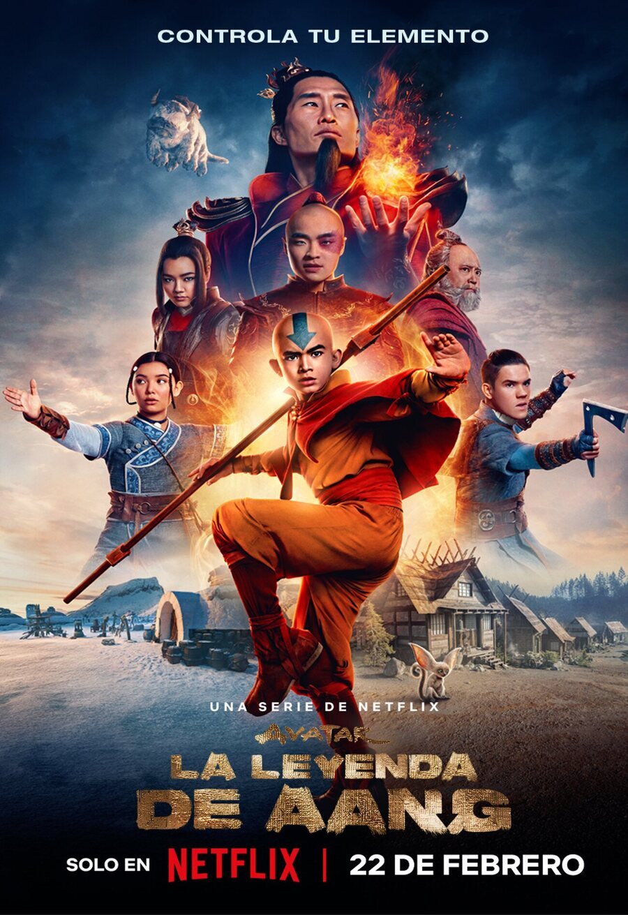 Cartel de Avatar: The Last Airbender - Póster España