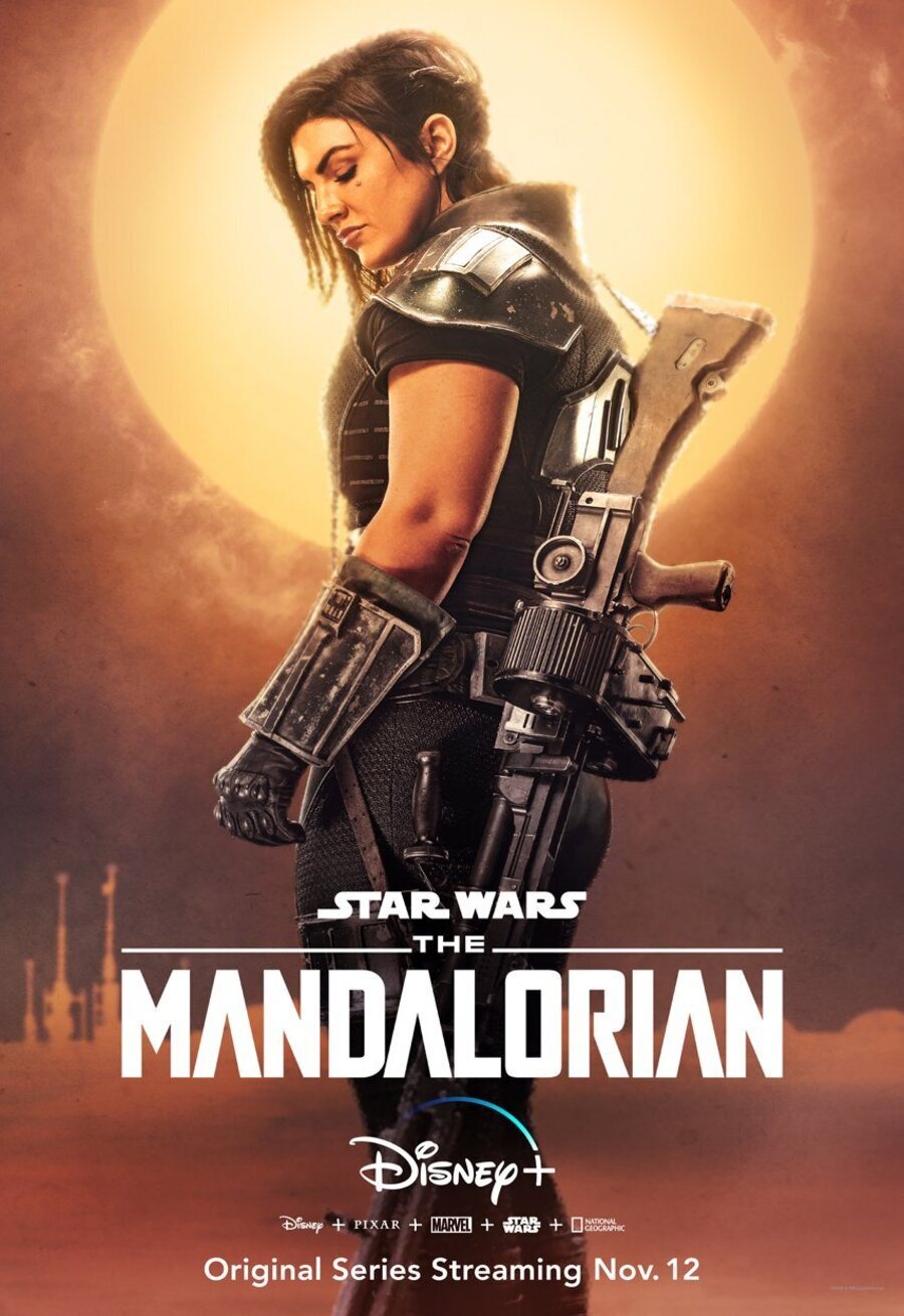 Cartel de The Mandalorian - Cara Dune - Temporada 1