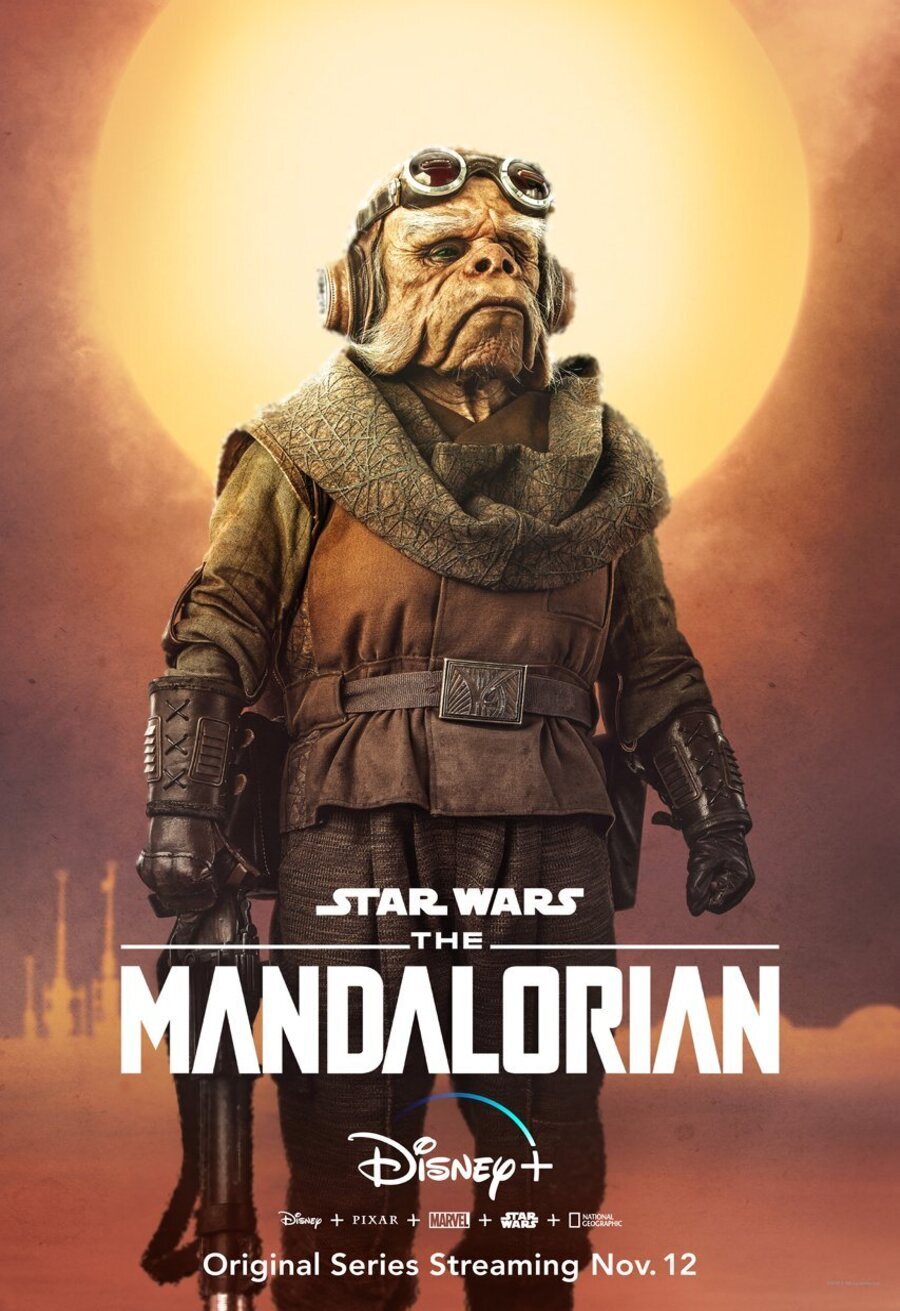 Cartel de The Mandalorian - Kuiil - Temporada 1