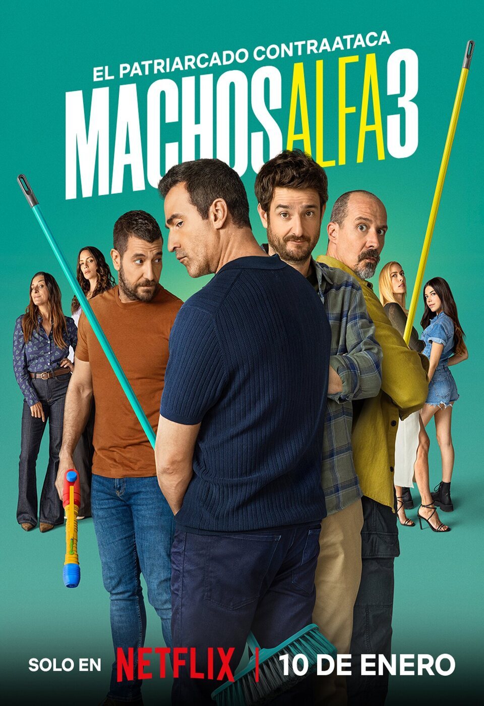 Cartel de Machos Alfa - Tercera temporada