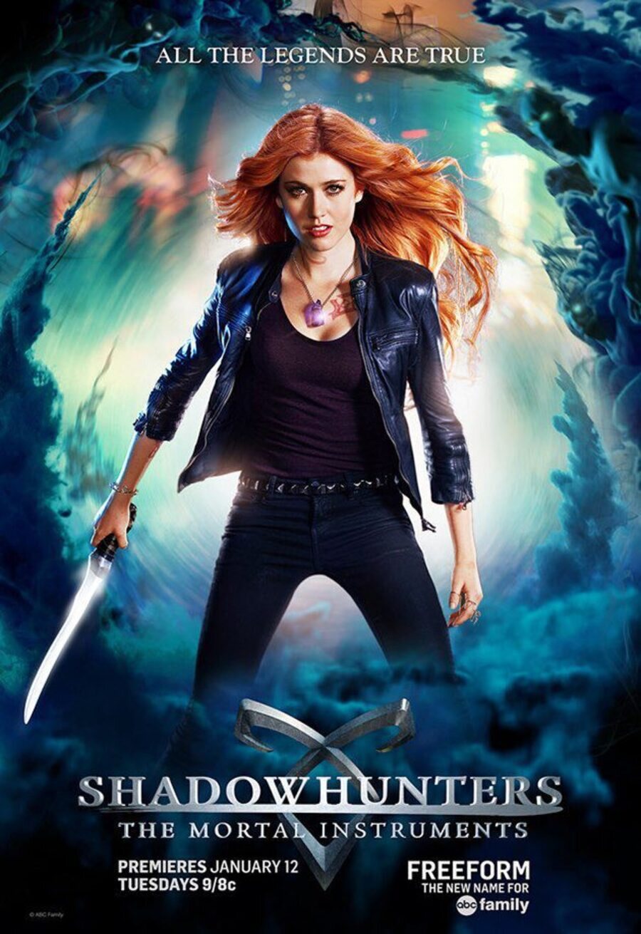 Cartel de Shadowhunters - cartel Clary Fray