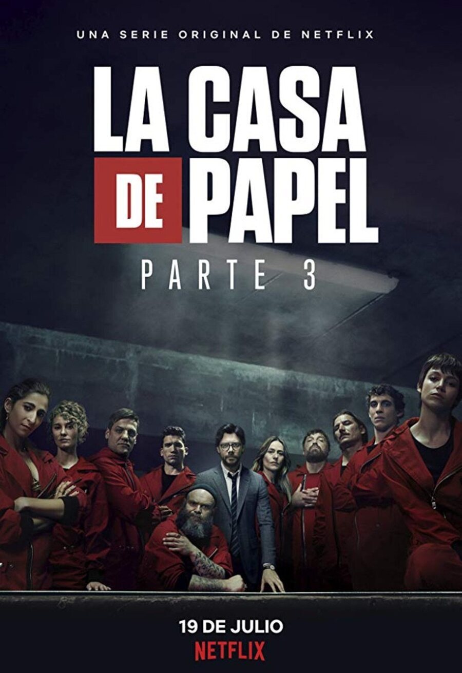 Cartel de La casa de papel - Parte 3