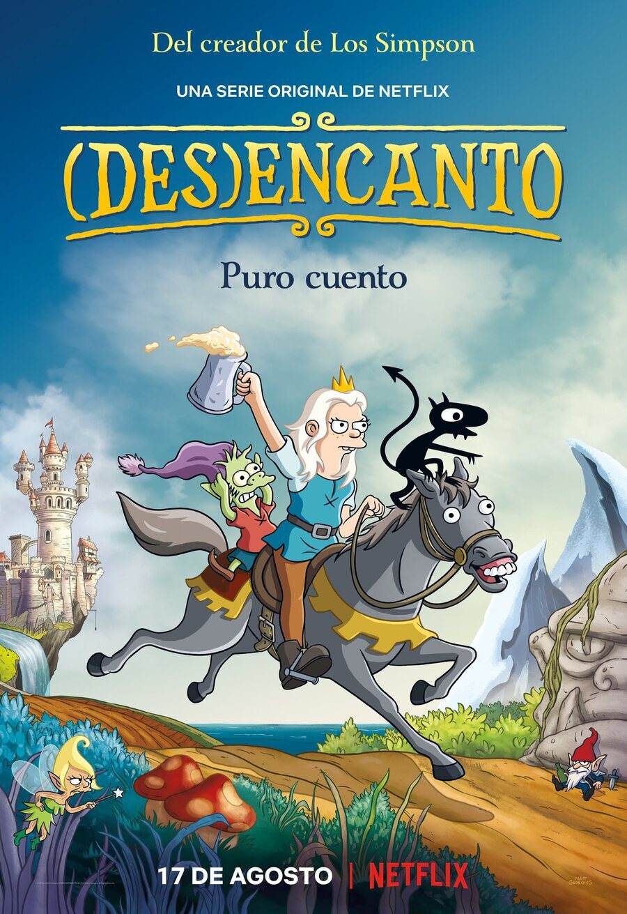 Cartel de Disenchantment - Póster español '(Des)encanto'