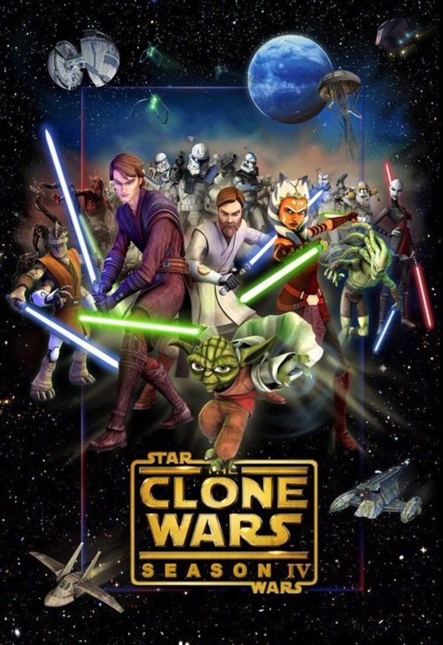 Cartel de Star Wars: The Clone Wars - Temporada 4