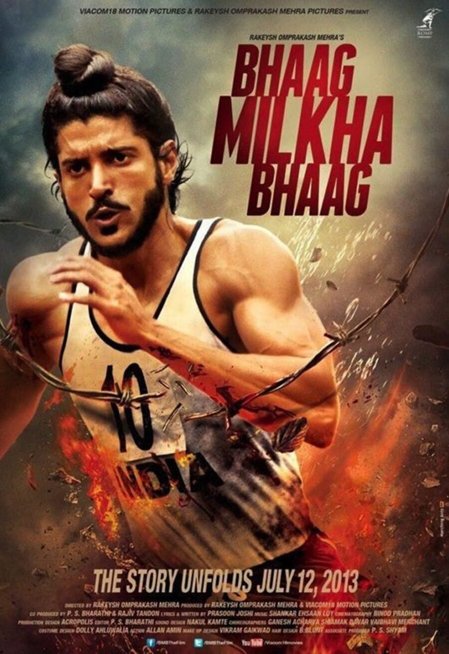 Cartel de Bhaag Milkha Bhaag - Reino Unido