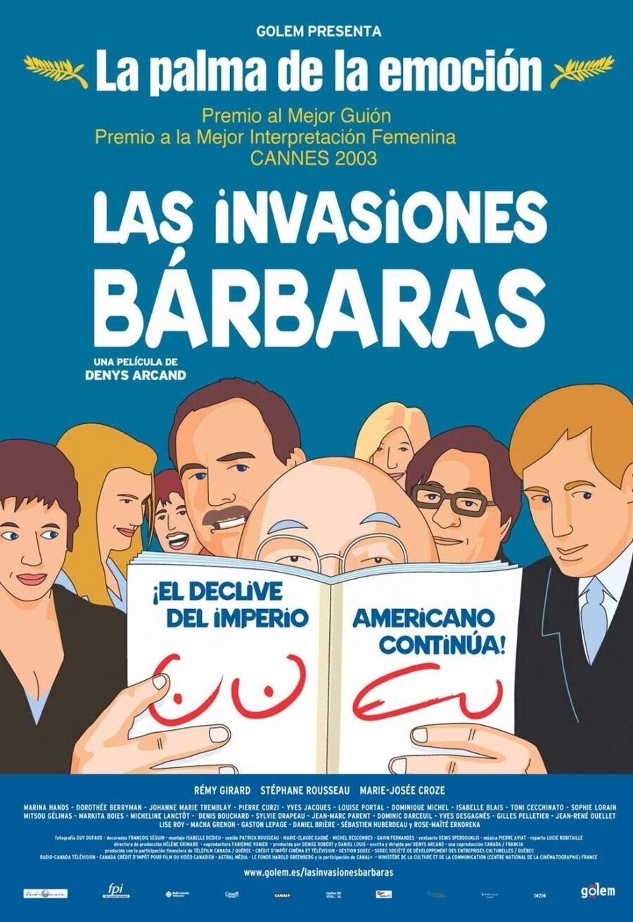 Cartel de Las invasiones bárbaras - España