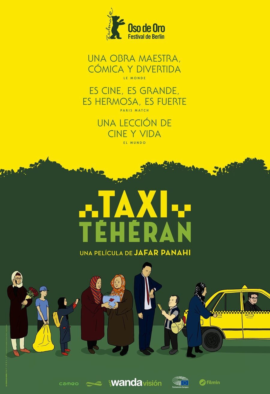 Cartel de Taxi Teherán - España