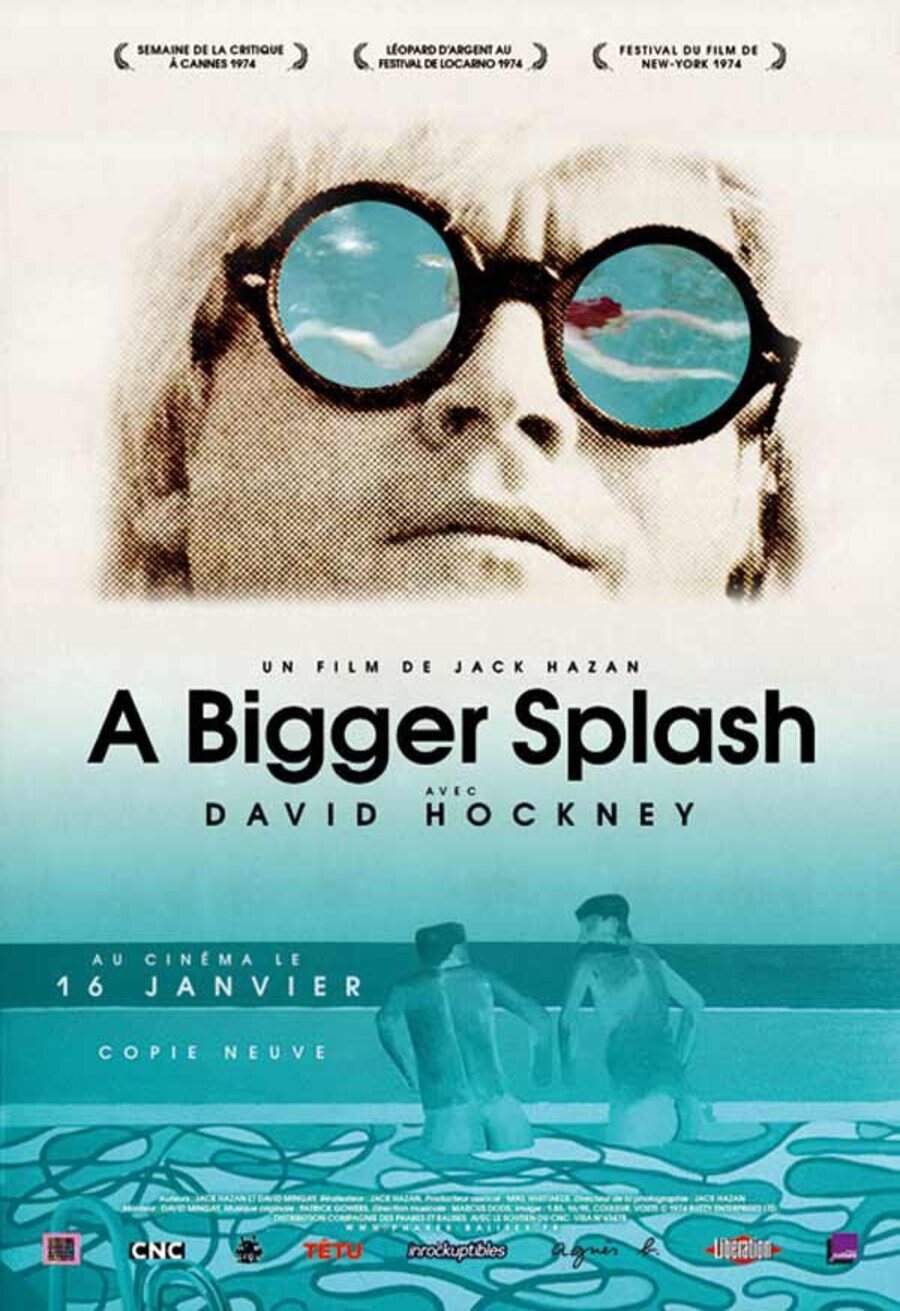 Cartel de A Bigger Splash - 'A Bigger Splash' póster Francia