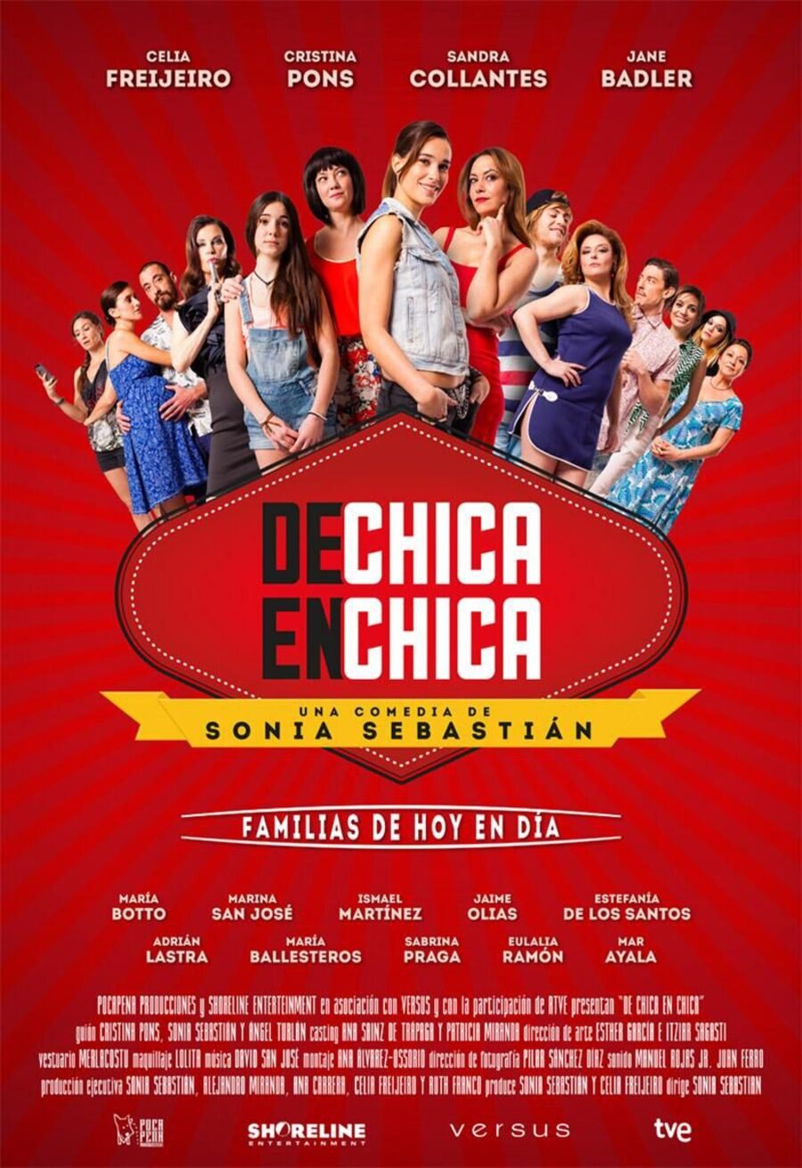 Cartel de De chica en chica - España