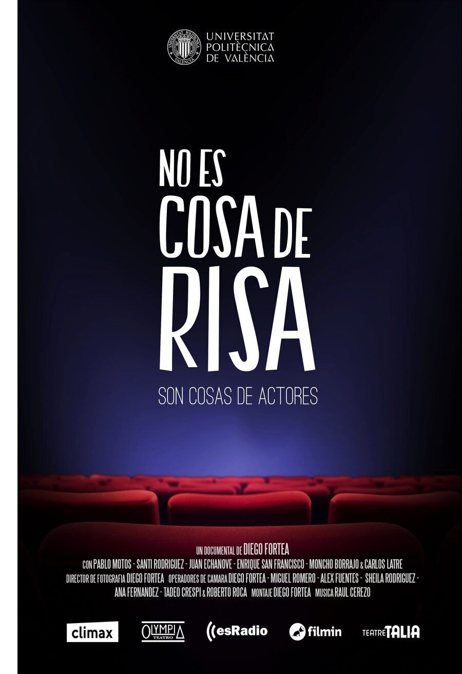 Cartel de No es cosa de risa - España