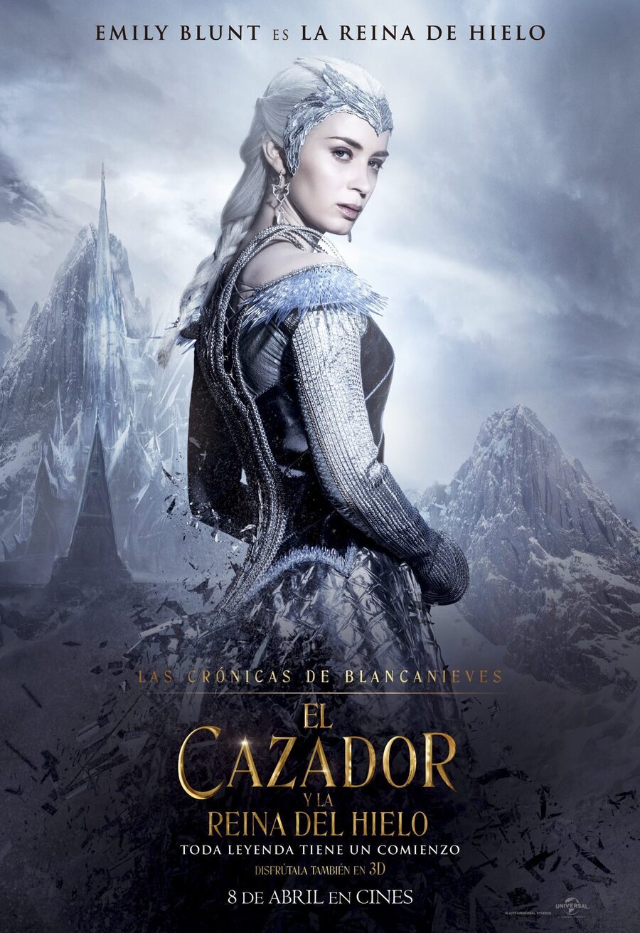 Cartel de El Cazador y la Reina del Hielo - Póster España La reina de hielo