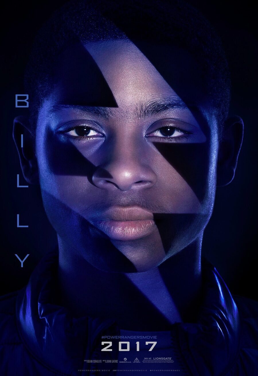 Cartel de Power Rangers - Teaser póster Billy