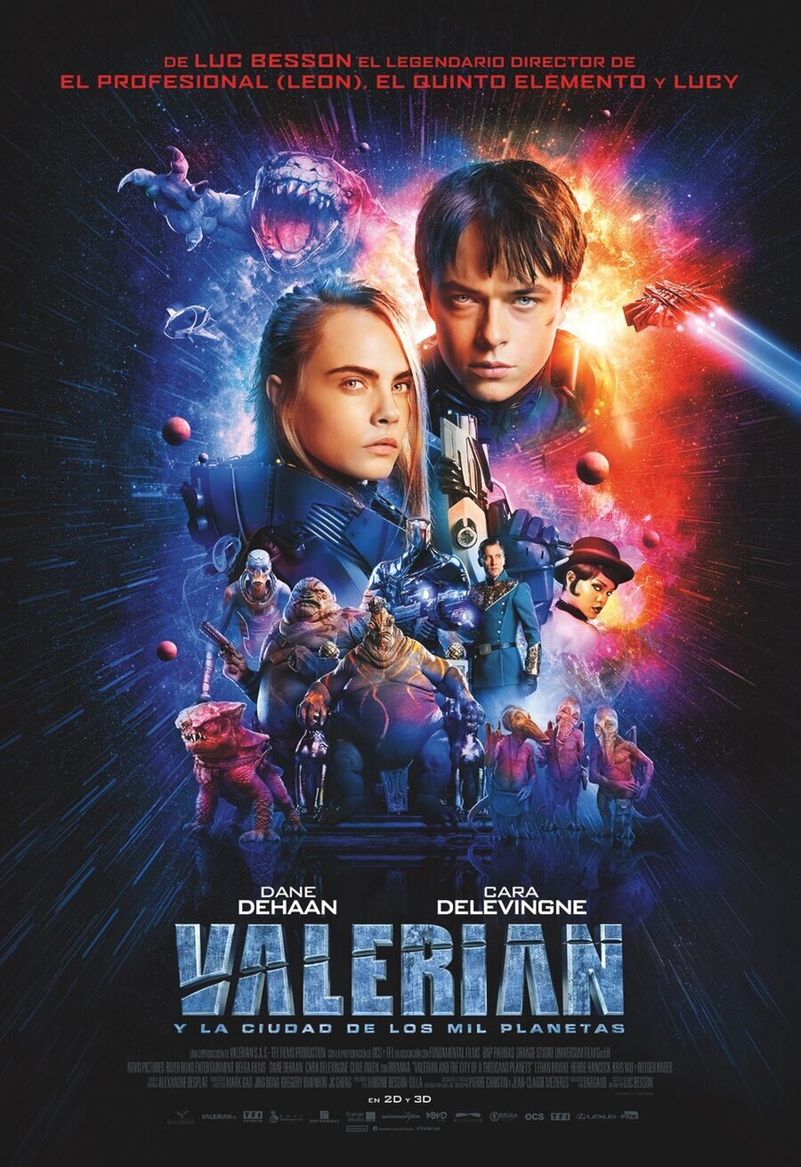 Cartel de Valerian y la ciudad de los mil planetas - Cartel final España