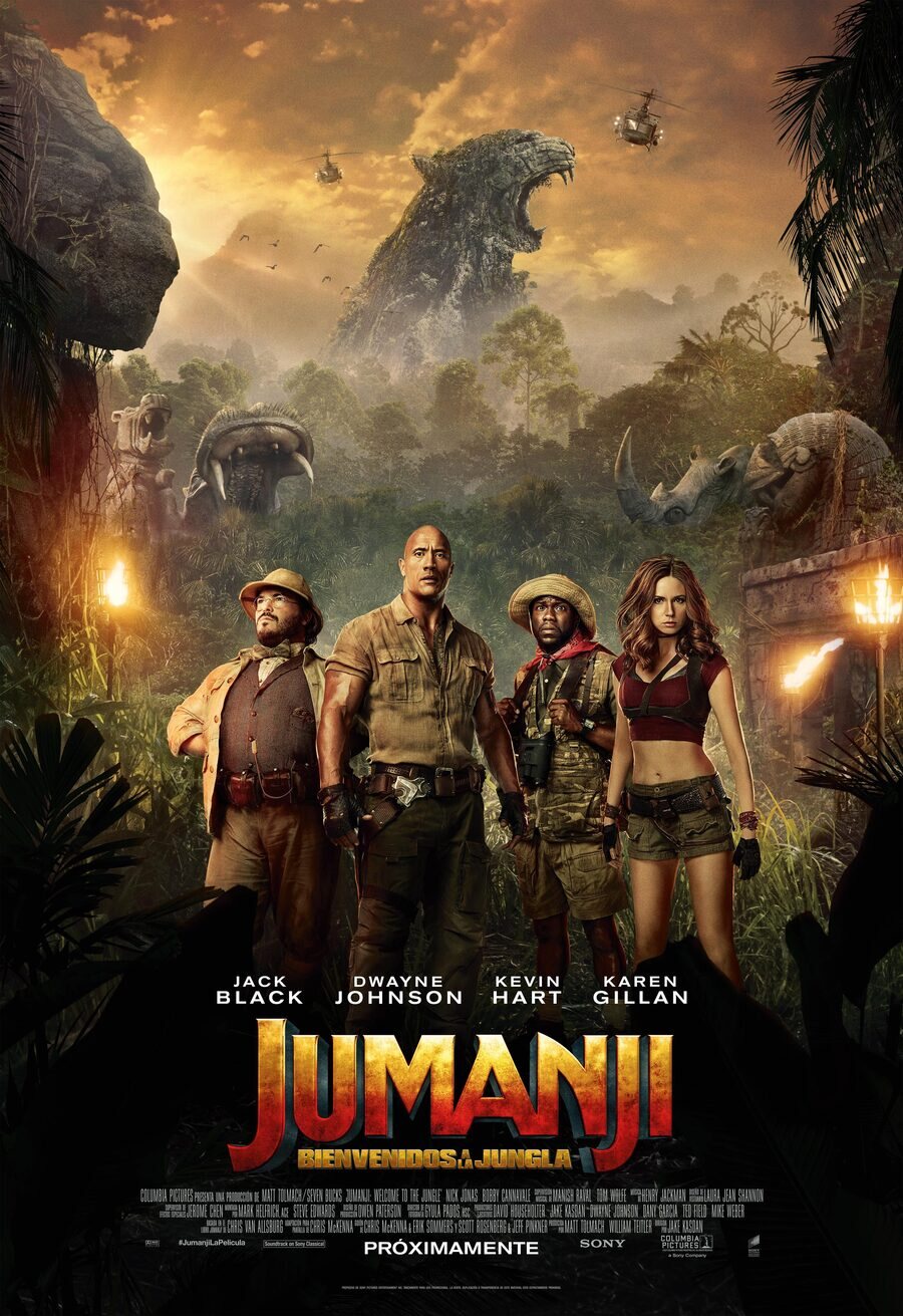 Cartel de Jumanji: En la selva - España