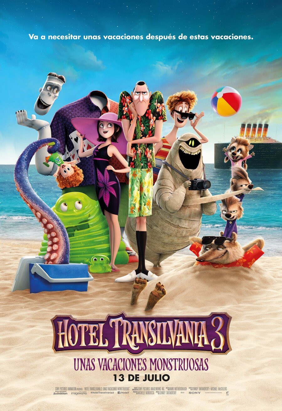 Cartel de Hotel Transylvania 3: Monstruos de vacaciones - Cartel España