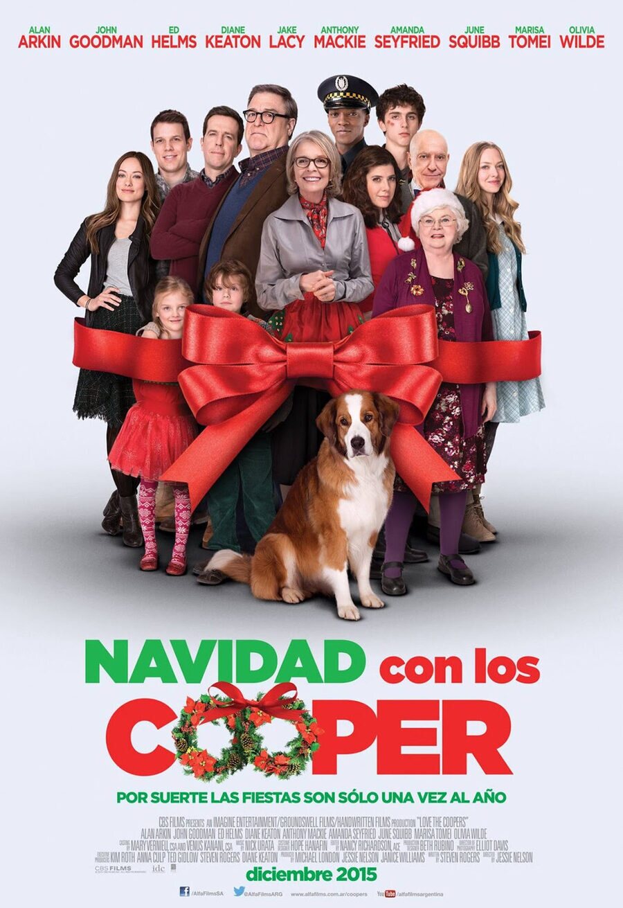 Cartel de Navidad con los Cooper - México