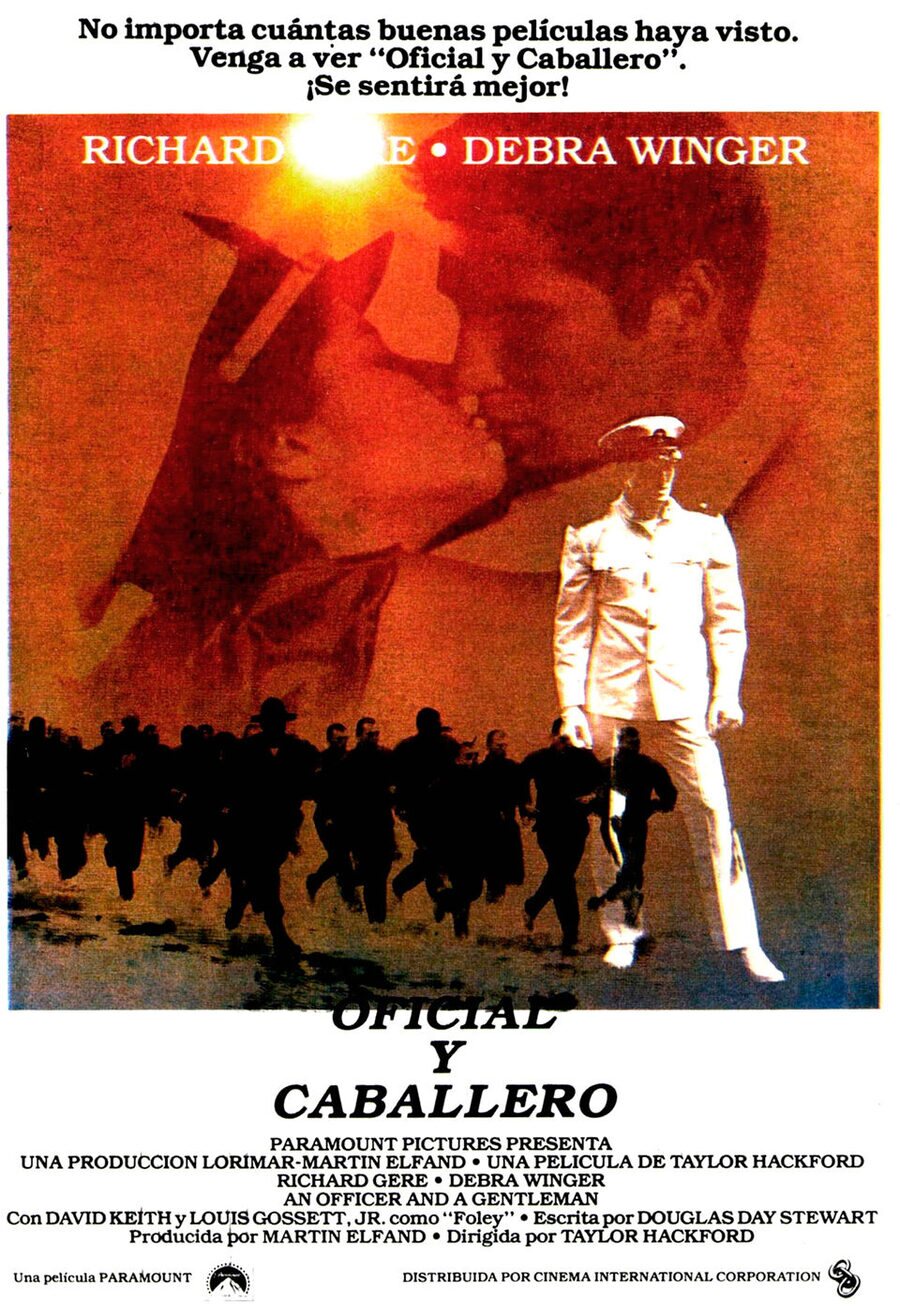 Cartel de Oficial y caballero - España