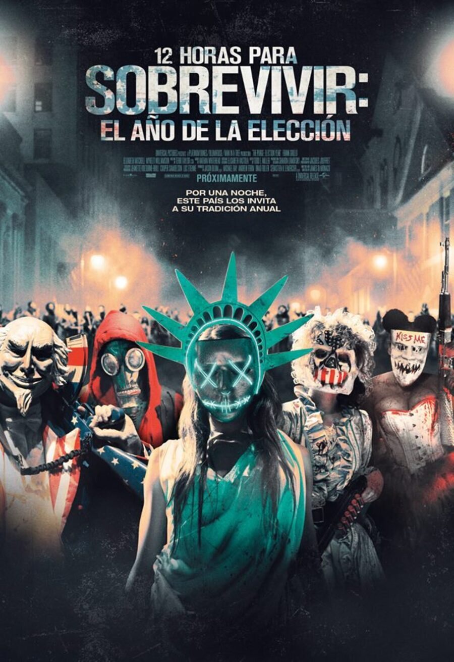 Cartel de 12 Horas para Sobrevivir: El Año de la Elección - México