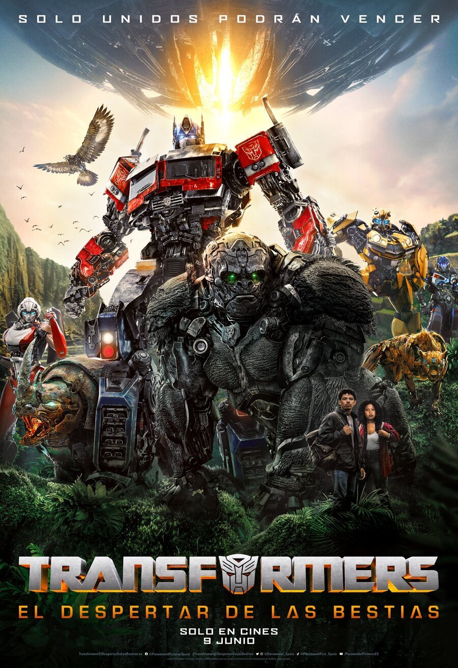 Cartel de Transformers: El despertar de las bestias - España final