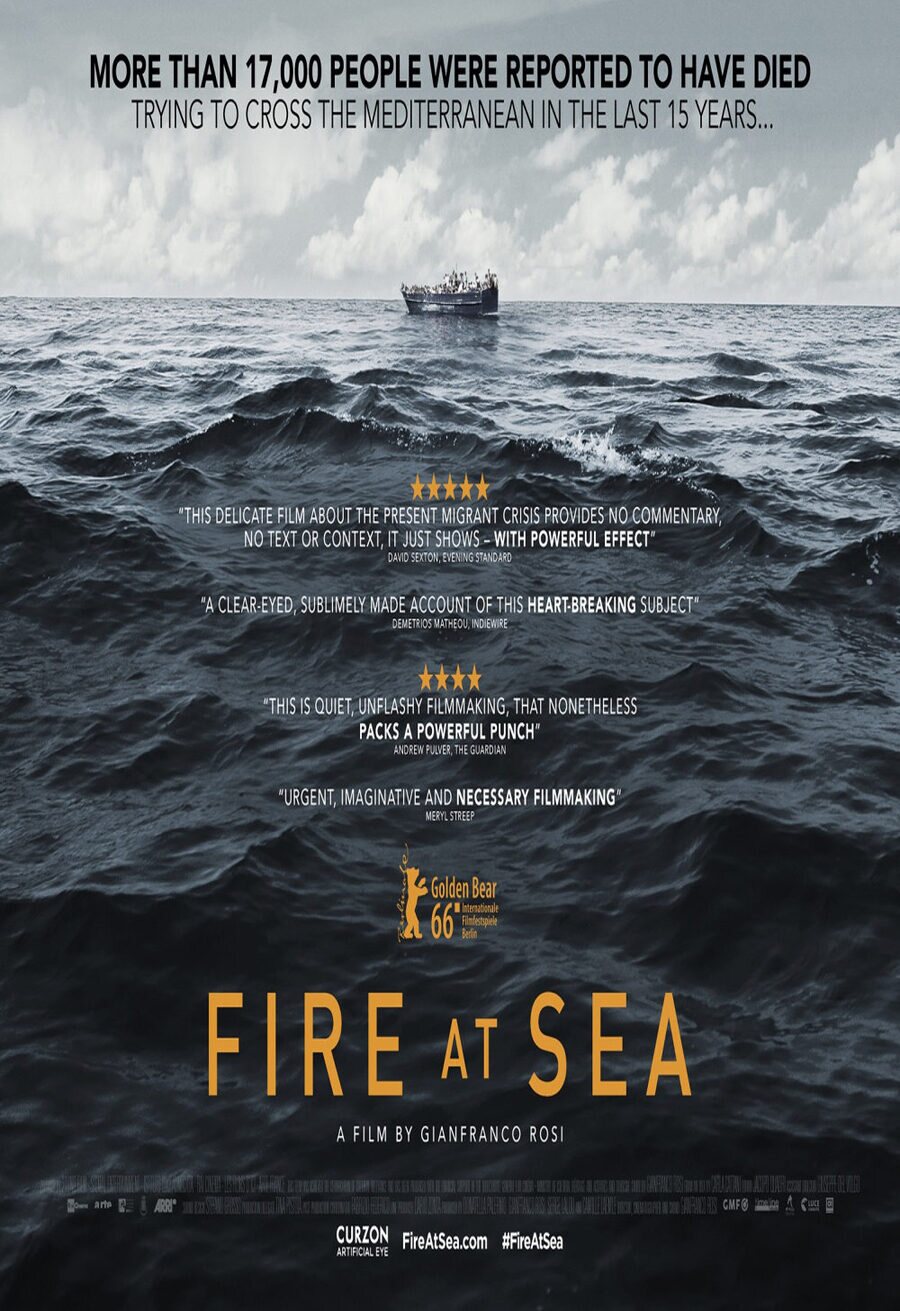 Cartel de Fuocoammare: Fuego en el mar - Reino Unido