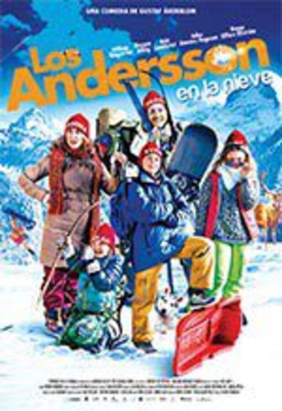 Cartel de Los Andersson en la nieve - España