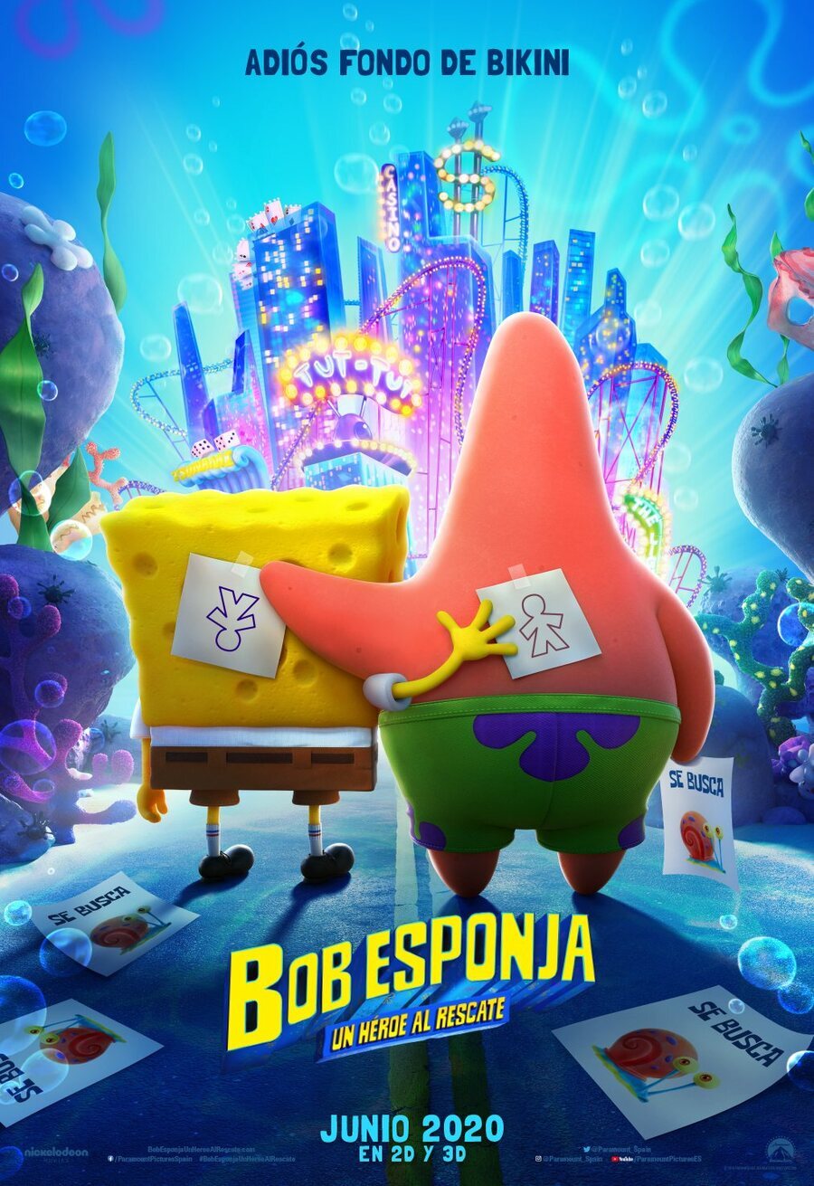 Cartel de The SpongeBob Movie: Sponge on the Run - Bob Esponja: Un héroe al rescate