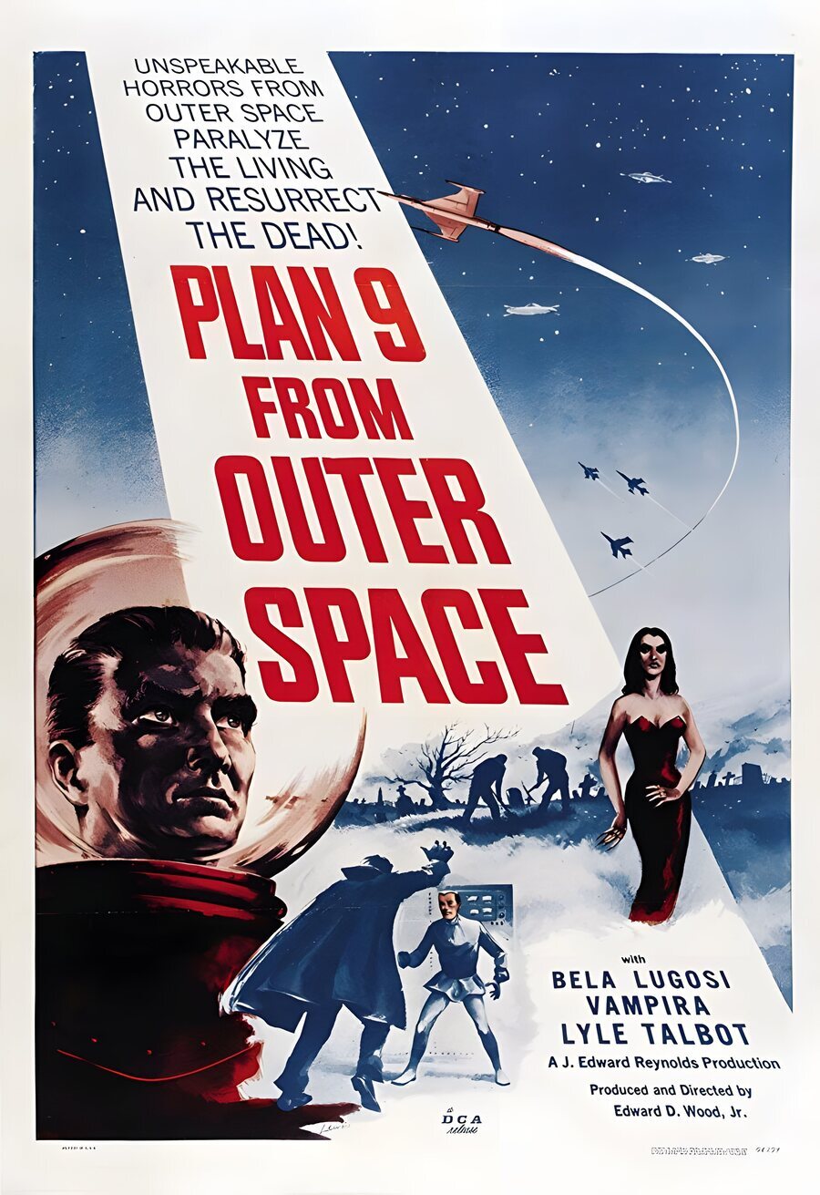 Cartel de Plan 9 del espacio exterior - Estados Unidos