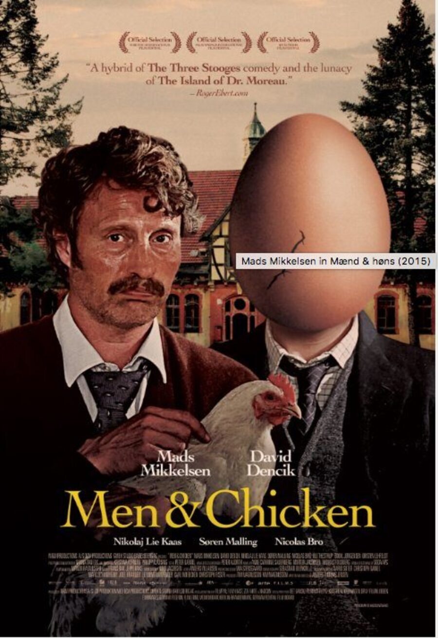 Cartel de Men & Chicken - Internacional