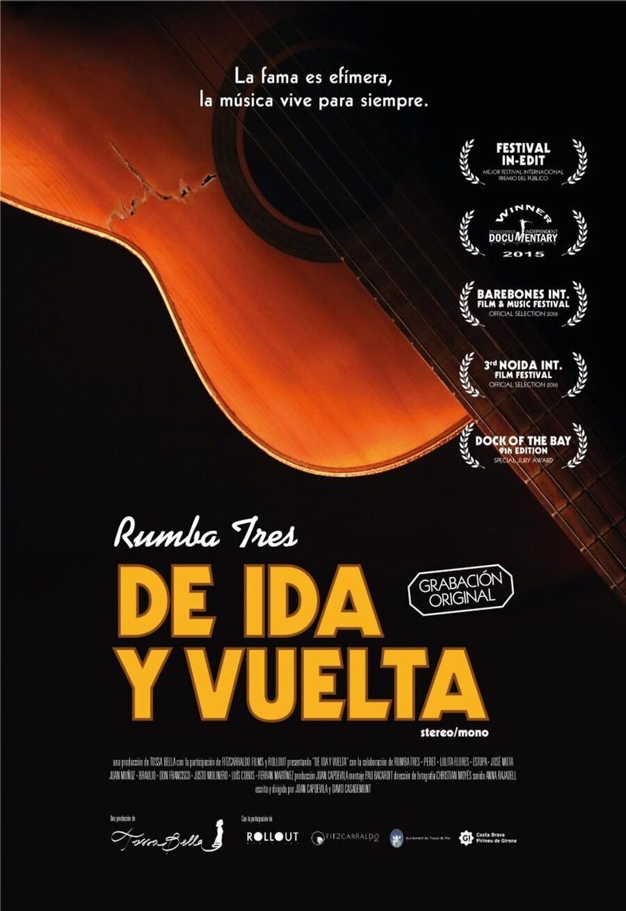 Cartel de Rumba tres, de ida y vuelta - España