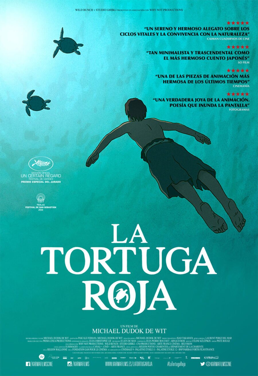 Cartel de La tortuga roja - España #2