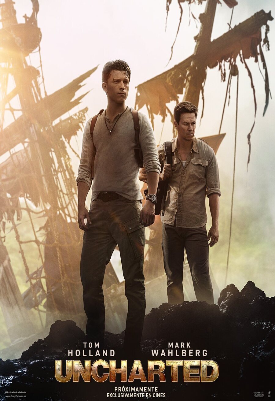 Cartel de Uncharted - Teaser España