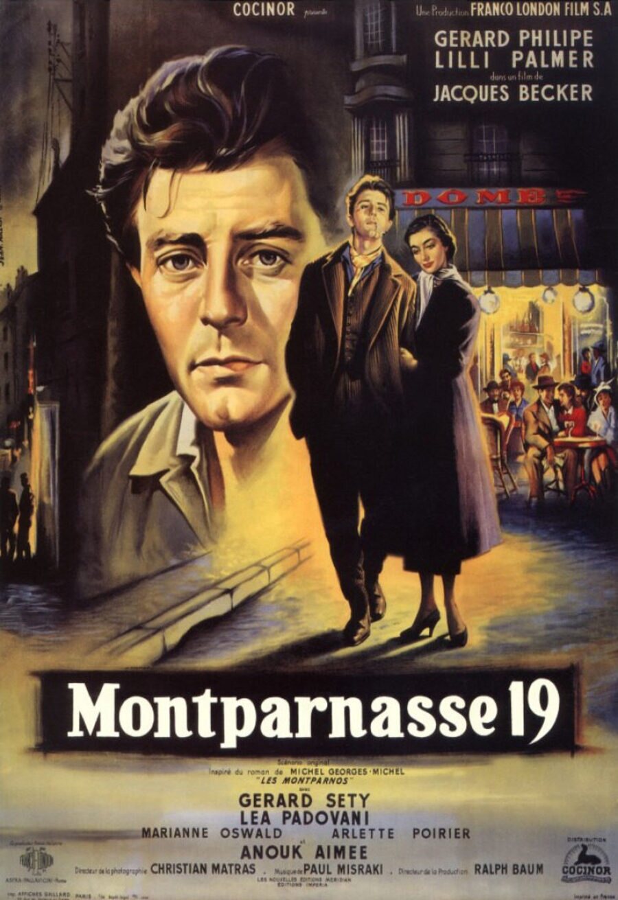 Cartel de Los amantes de Montparnasse - Internacional