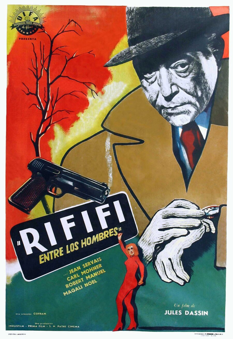 Cartel de Rififi entre los hombres - México