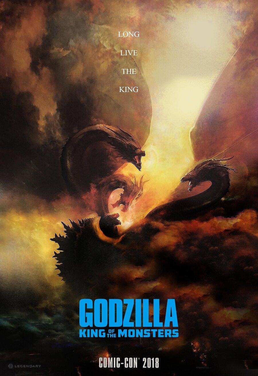 Cartel de Godzilla: El Rey de los Monstruos - San Diego Comic-Con