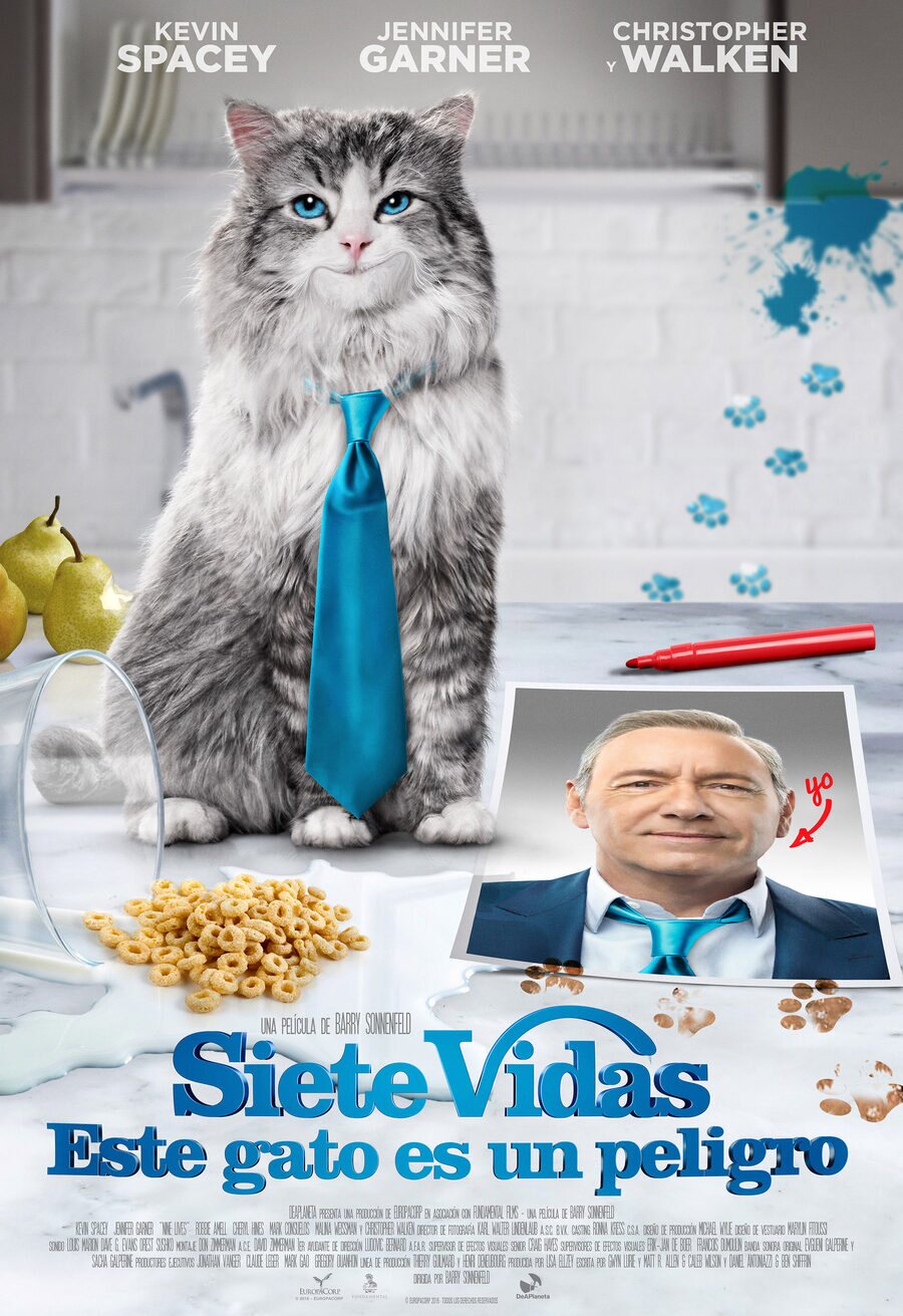 Cartel de Mi papá es un gato (Nine Lives) - España Póster Final