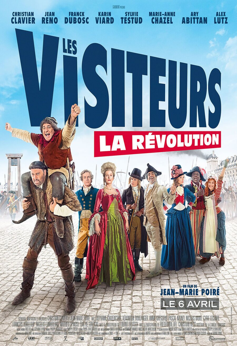 Cartel de Los visitantes la lían (en la Revolución Francesa) - Francia