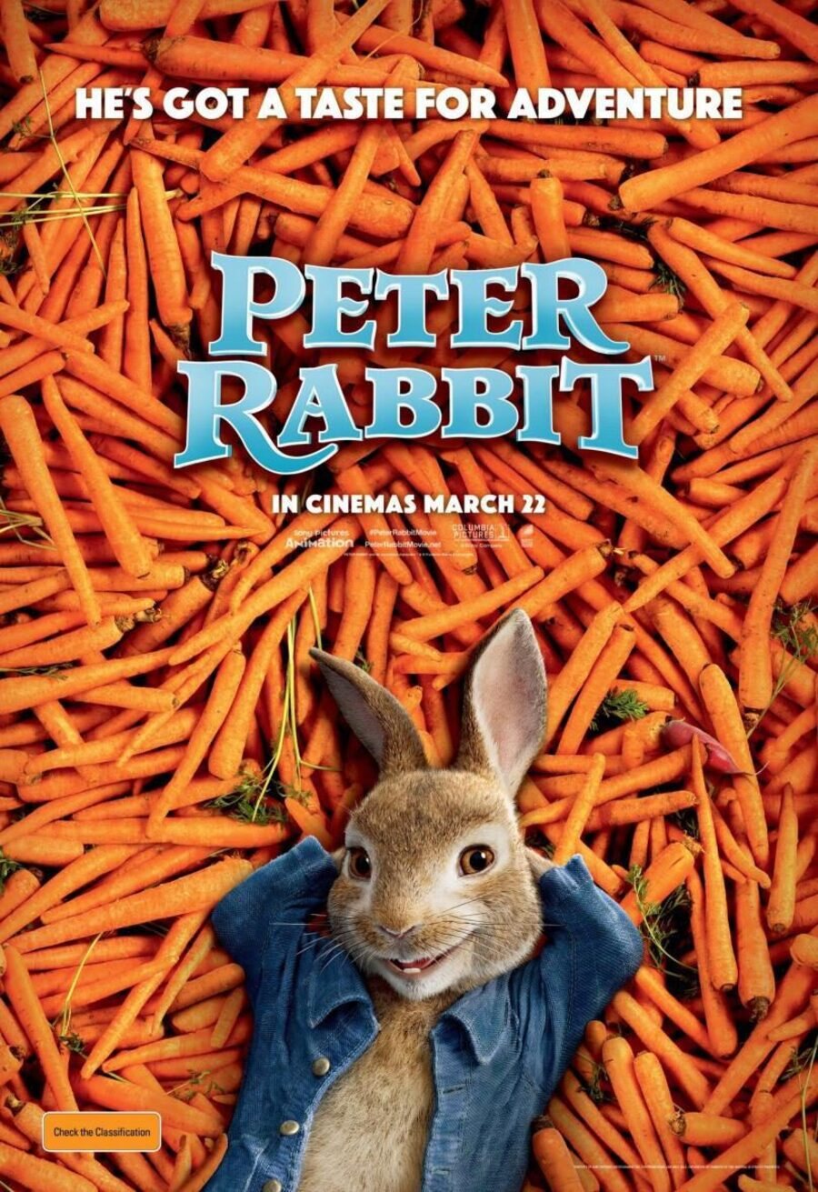 Cartel de Las travesuras de Peter Rabbit - Reino Unido