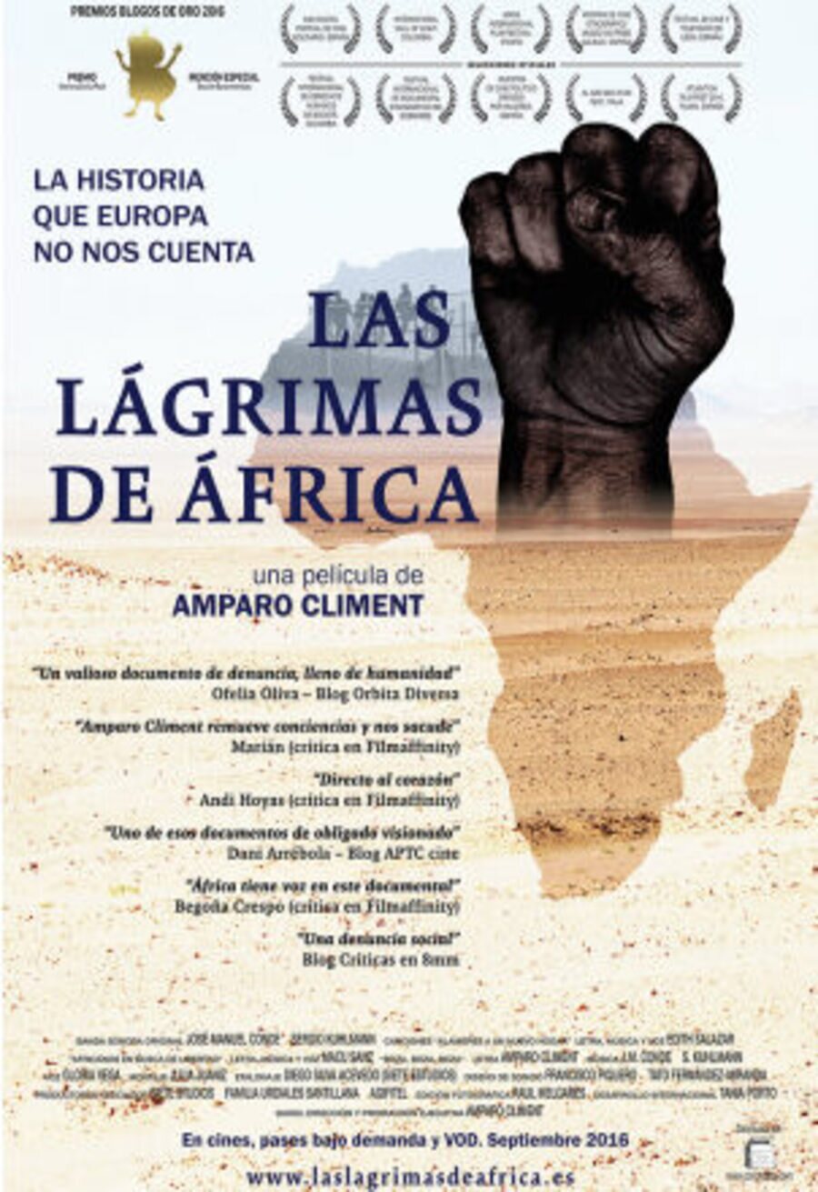 Cartel de Las lagrimas de África - Las lagrimas de África