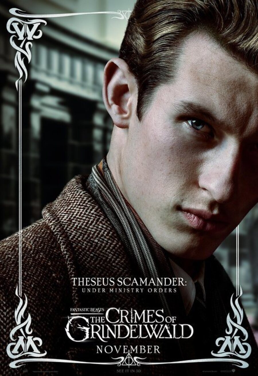 Cartel de Animales Fantásticos: Los crímenes de Grindelwald - Theseus Scamander