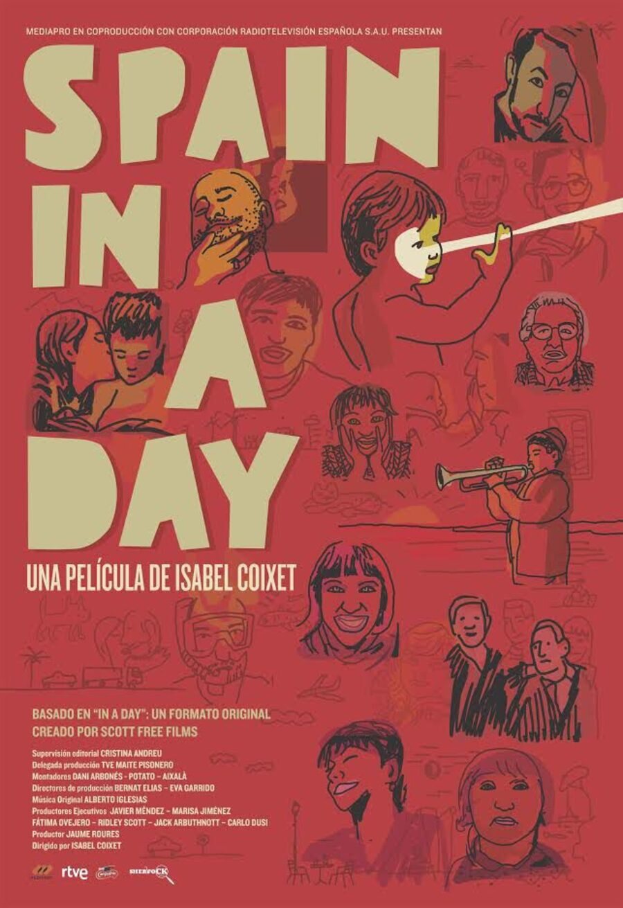 Cartel de Spain In A Day - España