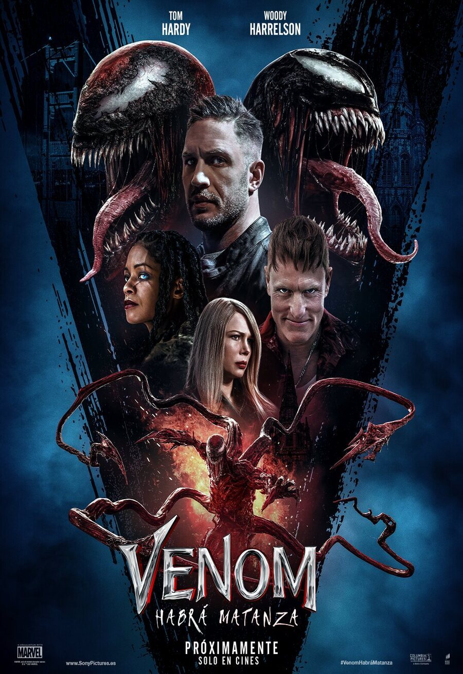 Cartel de Venom: Carnage liberado - España definitivo