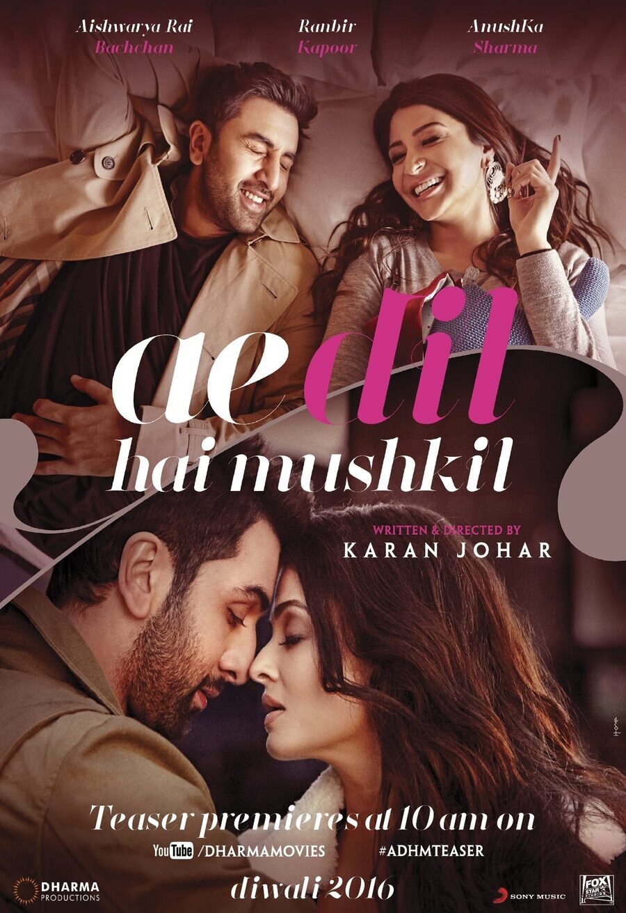 Cartel de Ae Dil Hai Mushkil - Ae Dil Hai Mushkil Poster #1