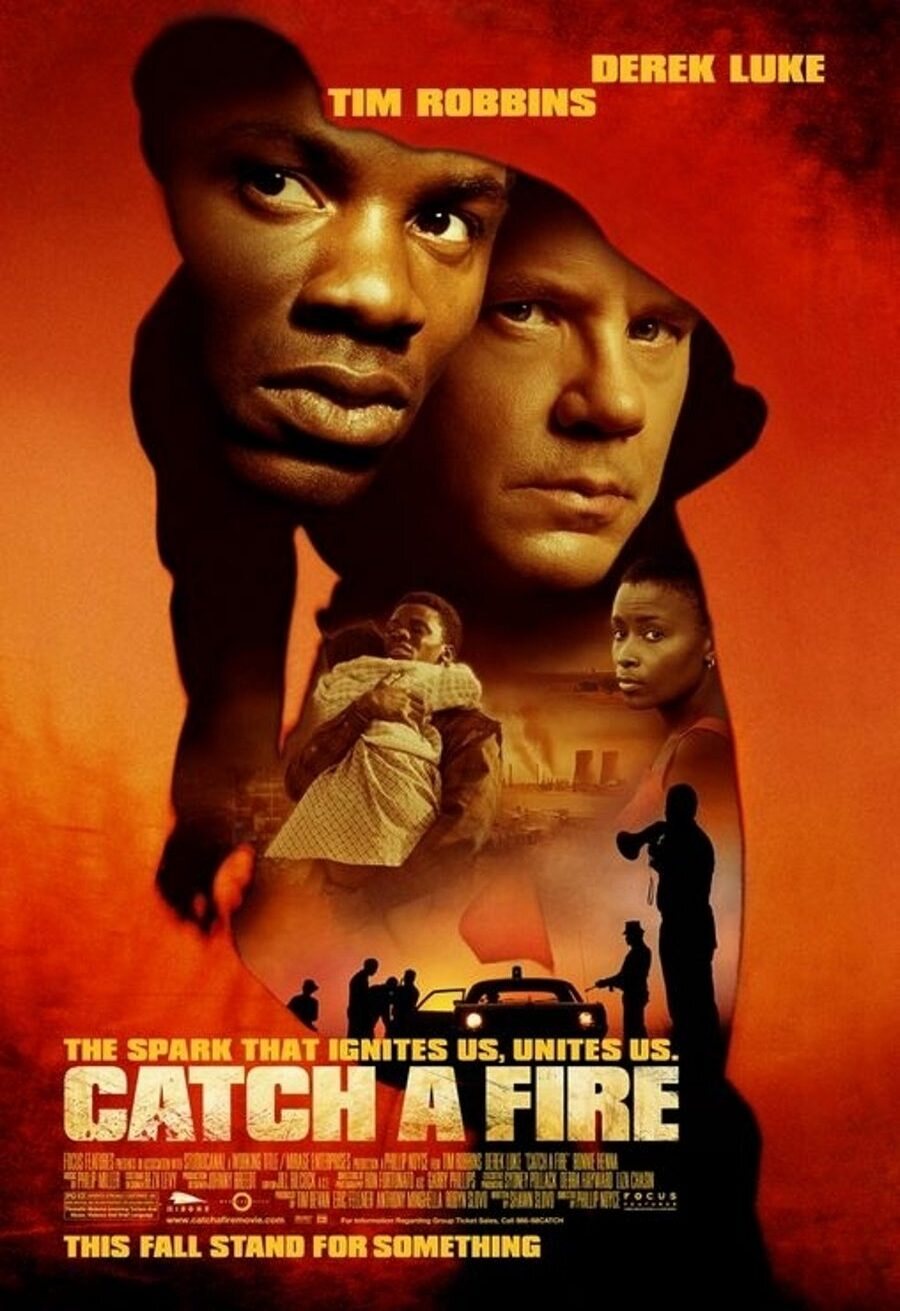 Cartel de Catch a Fire - Estados Unidos